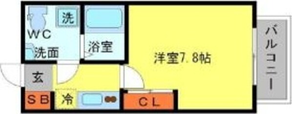 東三国駅 徒歩3分 10階の物件間取画像